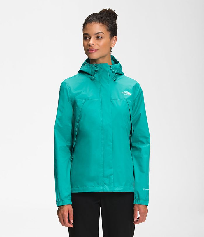 The North Face Μπουφαν Βροχής Πρασινο Γυναικεια Antora - Greece 4375HARLU